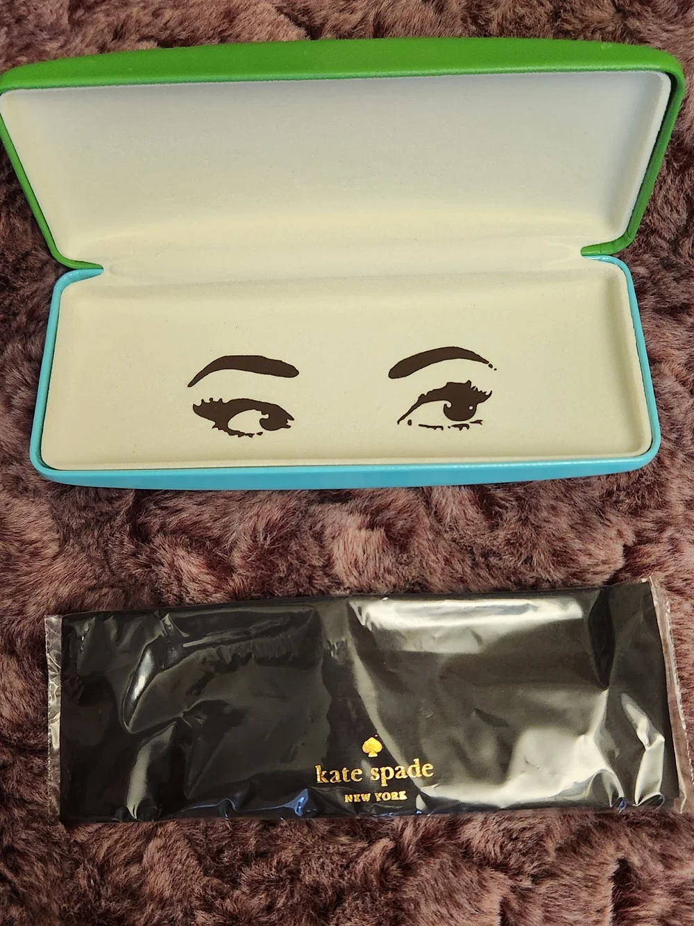 Kate Spade Eyewear Case with Dust Cloth